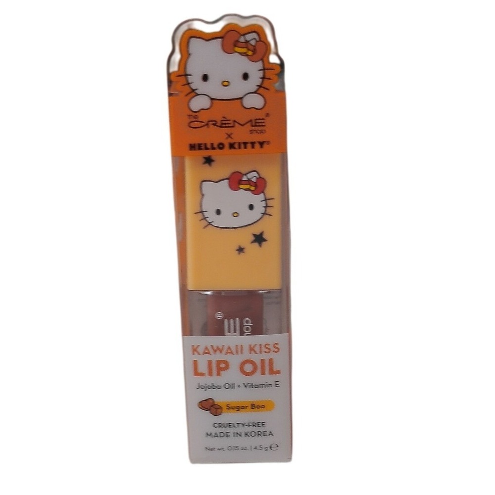 The Creme Shop x Hello Kitty Kawaii Kiss Lip Oil Sugar Boo Jojoba Vitamin E NEW